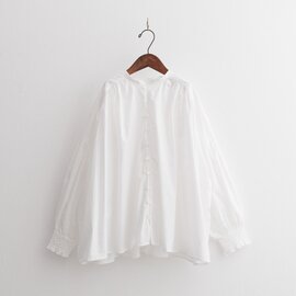 UNIVERSAL TISSU|ナチュラルタイプライター シャーリングブラウス/UT244BL022