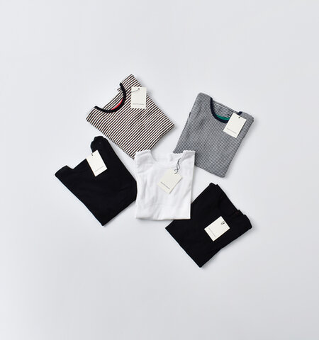 beautiful people|コットン 2way 半袖 Tシャツ “Miller double-front T-shirt” 1545310052-kk