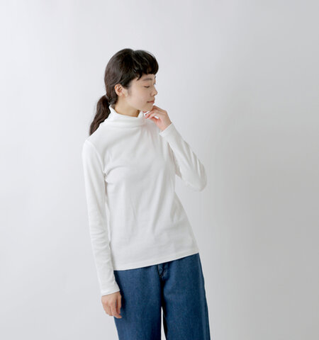 PONT DE CHALONS|1×1リブ タートルネック 長袖 プルオーバー 22352412-fn