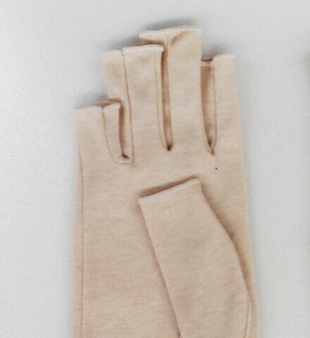 ecuvo,｜オーガニックコットン×天然染料　UVケア手袋ショート5本指タイプ 母の日 プレゼント