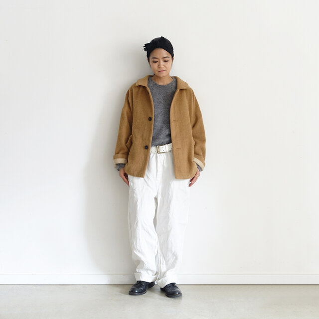 Model 158cm、Camel 着用