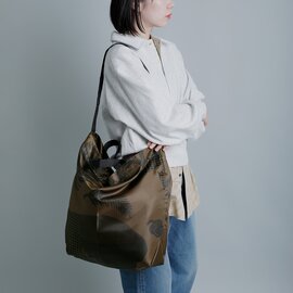 ENGINEERED GARMENTS|パイロットツイル アニマルプリント 2way キャリーオール トートバッグ Carry All Tote tx463