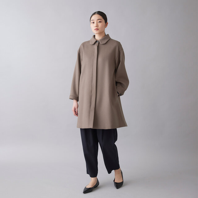 model:168cm color:グレージュ