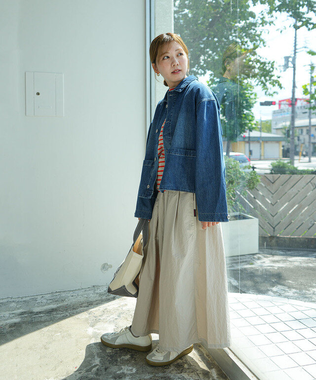 身長:153cm / カラー:STONE / サイズ:S