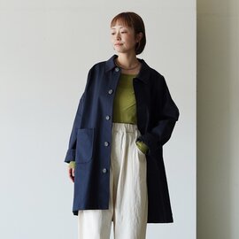 NARU|チノクロス 超撥水 ステンカラーコート アウター 670815 ナル