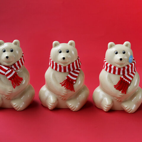 Polar Bear Money Box(with muffler 2021)