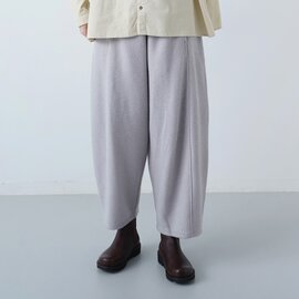 grin|フェルトウールガーゼ カーブパンツ | 8264C-004