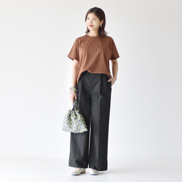 モデル: 157cm /47kg
color:black / size:1(S~M)