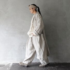 ichi Antiquités｜【ONLINE LIMITED】KORTRIJK Linen Atelier Coat