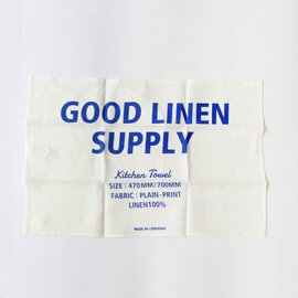 GOOD LINEN SUPPLY｜KITCHEN TOWEL　PLAIN-PRINT/リネンキッチンタオル【母の日ギフト】
