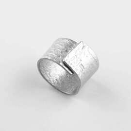 NAGAE+|NAGAE+ TIN BREATH Ring 【15×80 mm】 シルバー 指輪
