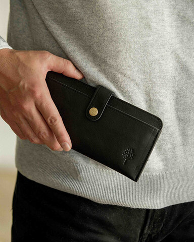 Kanmi｜通帳も入る、薄型財布「ドロップツリー スリムウォレット」【WL22-20】財布