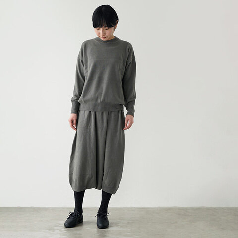 evam eva|エヴァムエヴァ wool sarrouel pants ウール サルエル パンツ E263K068 ボトムス