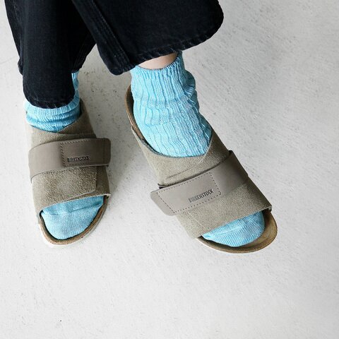 BIRKENSTOCK|Kyoto キョウト スライドサンダル ソフトスエード ヌバック シューズ 靴 ビルケンシュトック