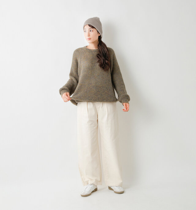 model mizuki:168cm / 50kg
color : khaki mix / size : L