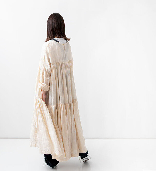 color : CREAM × OFF WHTDOT , model : 162cm
