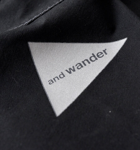 and wander｜コーデュラ タイプライター プルオーバー 574-3183049-yo アウトドア/キャンプ