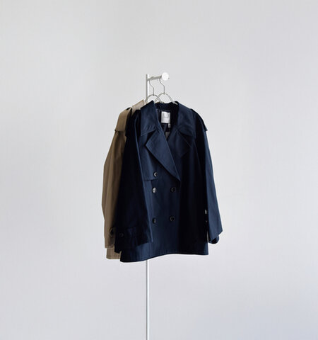 CLANE|オーバー ショート トレンチ コート 18103-0422-kk