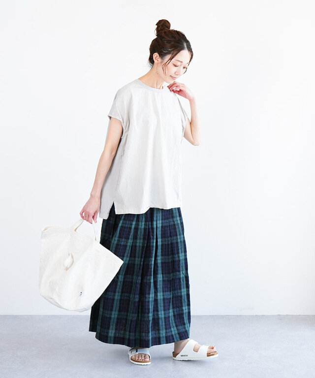 身長:164cm/着用カラー:03 グレージュ/着用サイズ:onesize