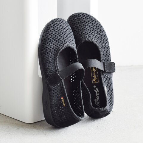 Alberola|メッシュ フラット ストラップ シューズ 622698g-fn