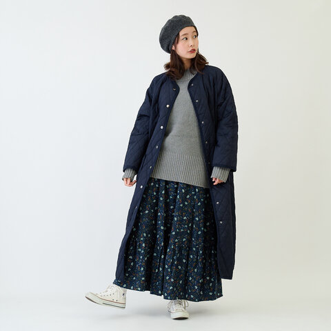 ATELIER EQUAL|コットンキルティングパイピングコート