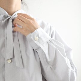 ashuhari｜Bowtie A-line Shirt （ボウタイ Aラインシャツ）