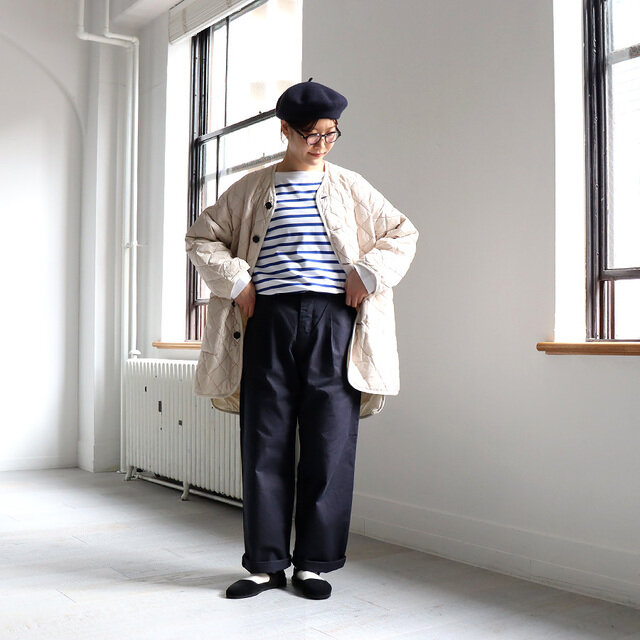 ■ネイビー(身長167cm、着用サイズ1)