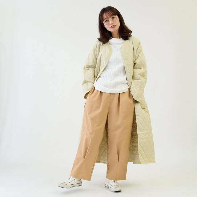 モデル身長 164cm 着用カラー ベージュ