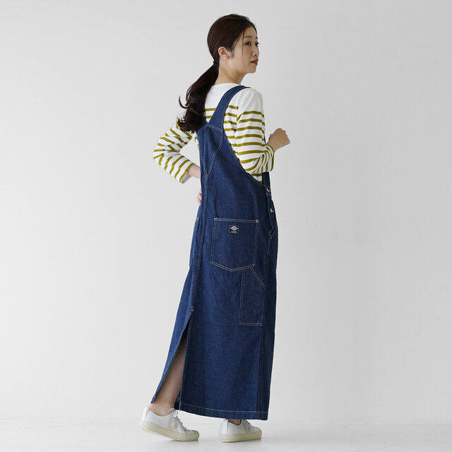 モデル:166cm / 47kg
color : indigo / size : 36(フリーサイズ)