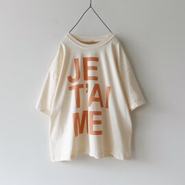 ichi｜"JE T'AIME" Pigment Over T Shirt