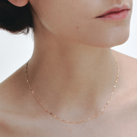les bon bon｜noble necklace　華奢ネックレス　スキンジュエリー　プレゼント
