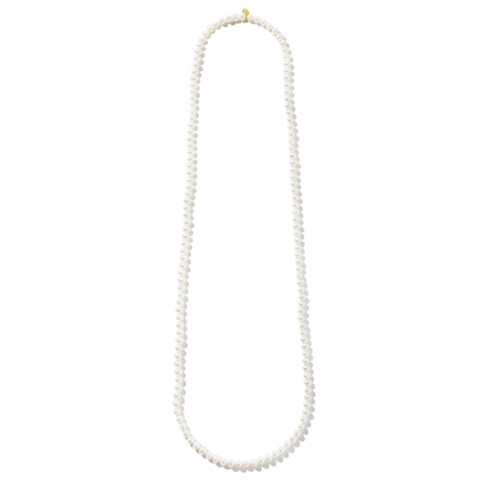 IRIS47｜calypso long necklace white パール　ネックレス　オケージョン