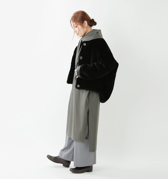 1枚であたたか。
永く愛用したいムートンアウター