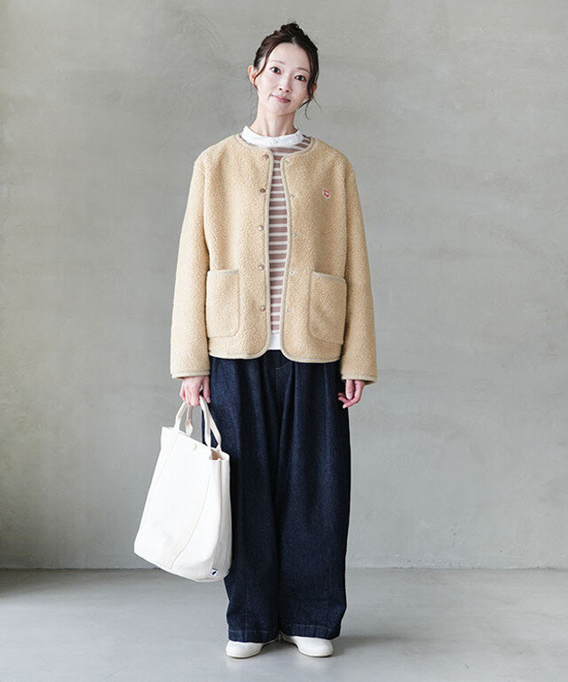 身長:164cm / カラー:BEIGE/着用サイズ:36