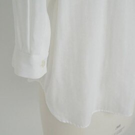Mochi｜ gather blouse(organic cotton)[ms21-b-01/off white] ギャザーブラウス