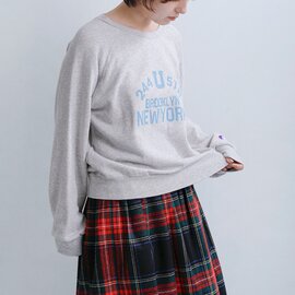 Champion|コットン裏毛 ラグランスリーブ 長袖スウェットシャツ cw-e002