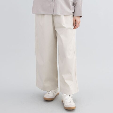 T.Tutie.|セルロースコットンサイドタックパンツ