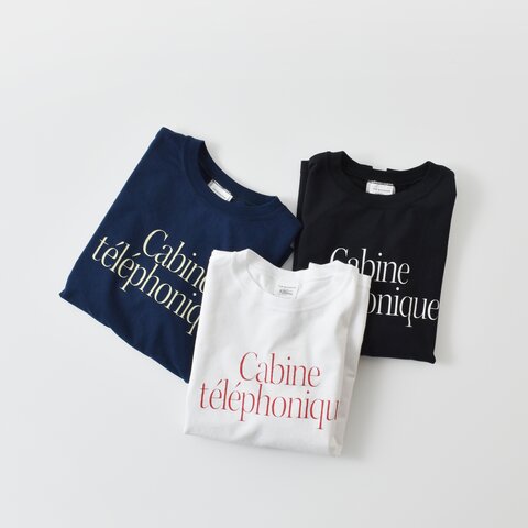 Shinzone|コットン グラフィック プリント Tシャツ “CABIN TELEPHONIQUE TEE” 25smscu15-mn