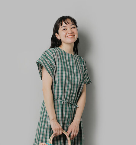 nicholson&nicholson|ウォッシュド コットン ショートスリーブ ワンピース “MEG-W” meg-w-tr