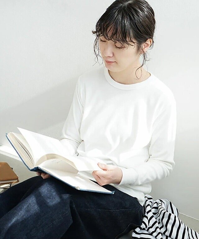 Nouvelles du paradis トロワフライスクルーネックカットソー