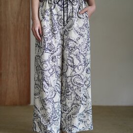 SACRA|ブラード ペイズリー パンツ ボトムス BLURRED PAISLEY PANTS 126119111 サクラ
