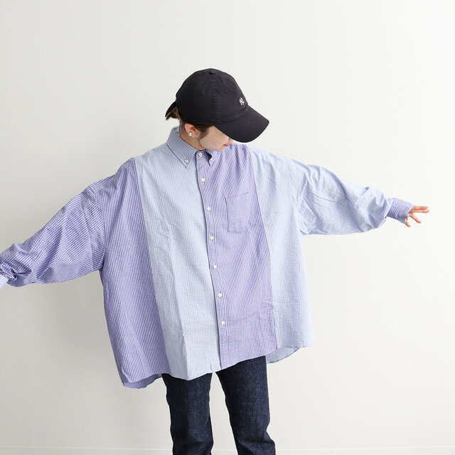 ■ブルー(身長167cm、着用サイズ2)