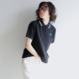 FRED PERRY｜ツイン ティップライン フレッドペリー 鹿の子 ポロシャツ “Twin Tipped Fred Perry Shirt” g3600-ms【2024ss先行受注】