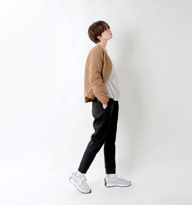 model saku:163cm / 43kg
color : black / size : womensM
