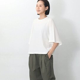 UNIVERSAL TISSU|ビッグスリーブが涼し気で軽やかなデザイン COOL強撚天竺 BIGスリーブTシャツ kurashisha
