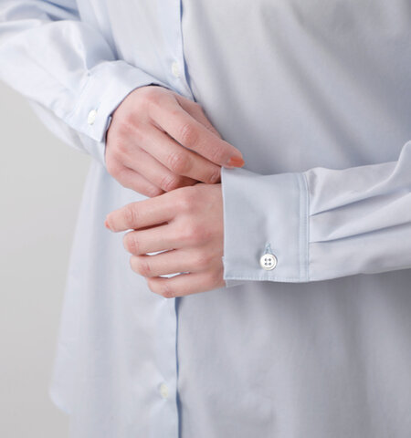 MidiUmi｜コットン フリルカラー シャツ “frill collar shirt” 1-739456-tr