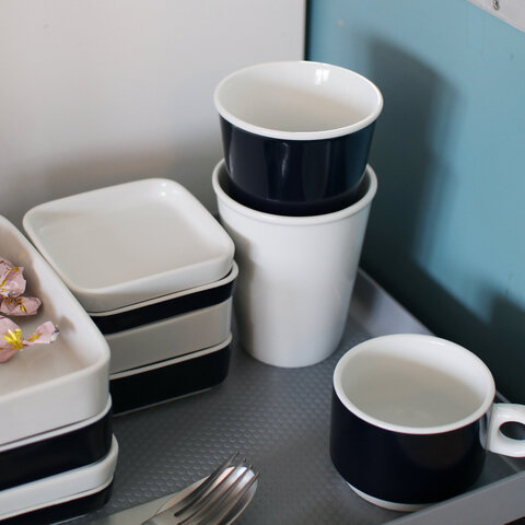 Upgrade｜Retro BC Tableware Porcelain Cup/コップ