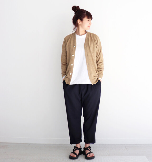 ベージュ / 0 着用、モデル身長:160cm