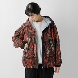 and wander|プリント レイン ジャケット “printed rain jacket” 574-5281046-tr