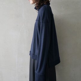 Mochi｜turtleneck knit [navy]